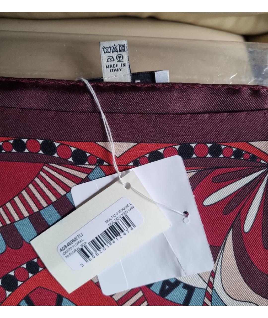 LANCEL Мульти шелковый платок, фото 5