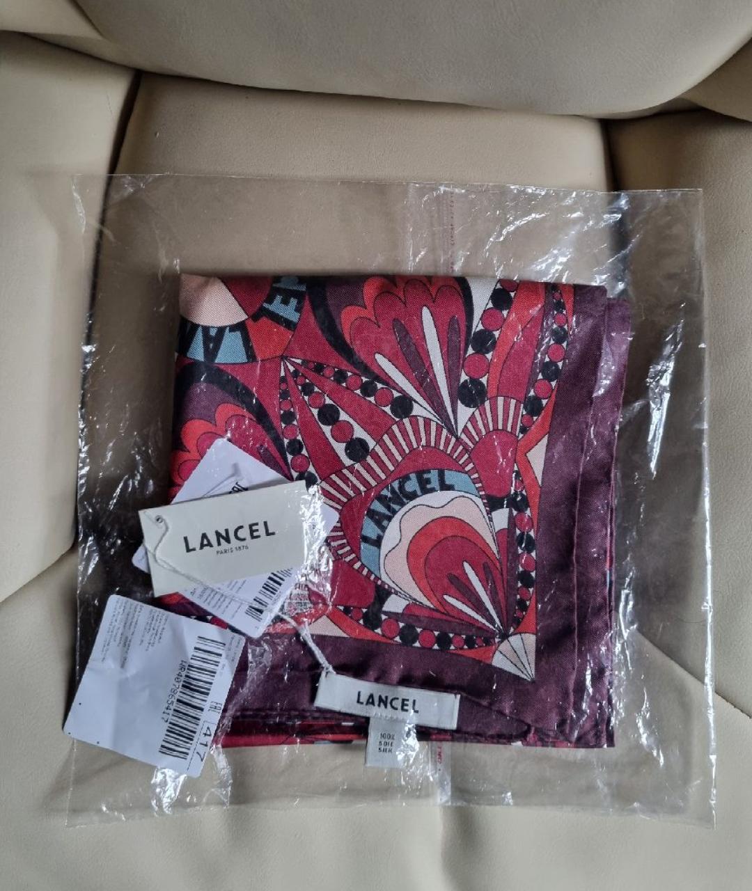 LANCEL Мульти шелковый платок, фото 6