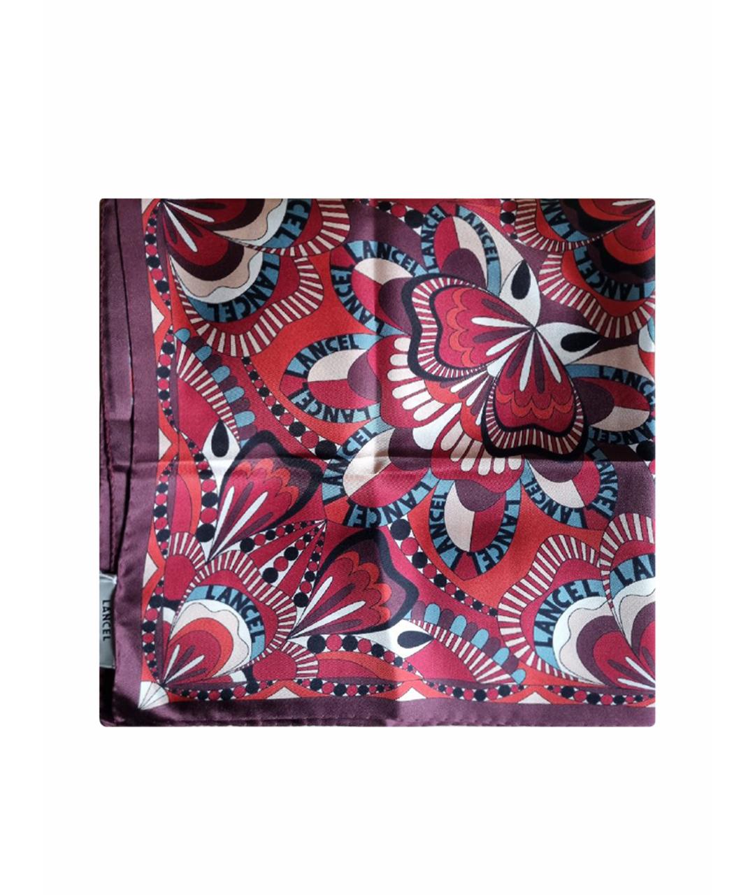 LANCEL Мульти шелковый платок, фото 1