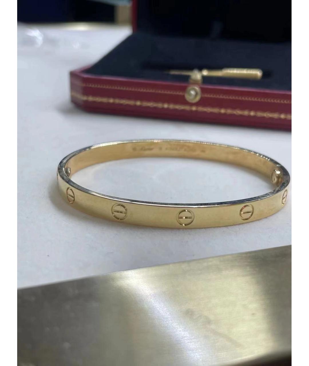 CARTIER Золотой браслет из желтого золота, фото 7