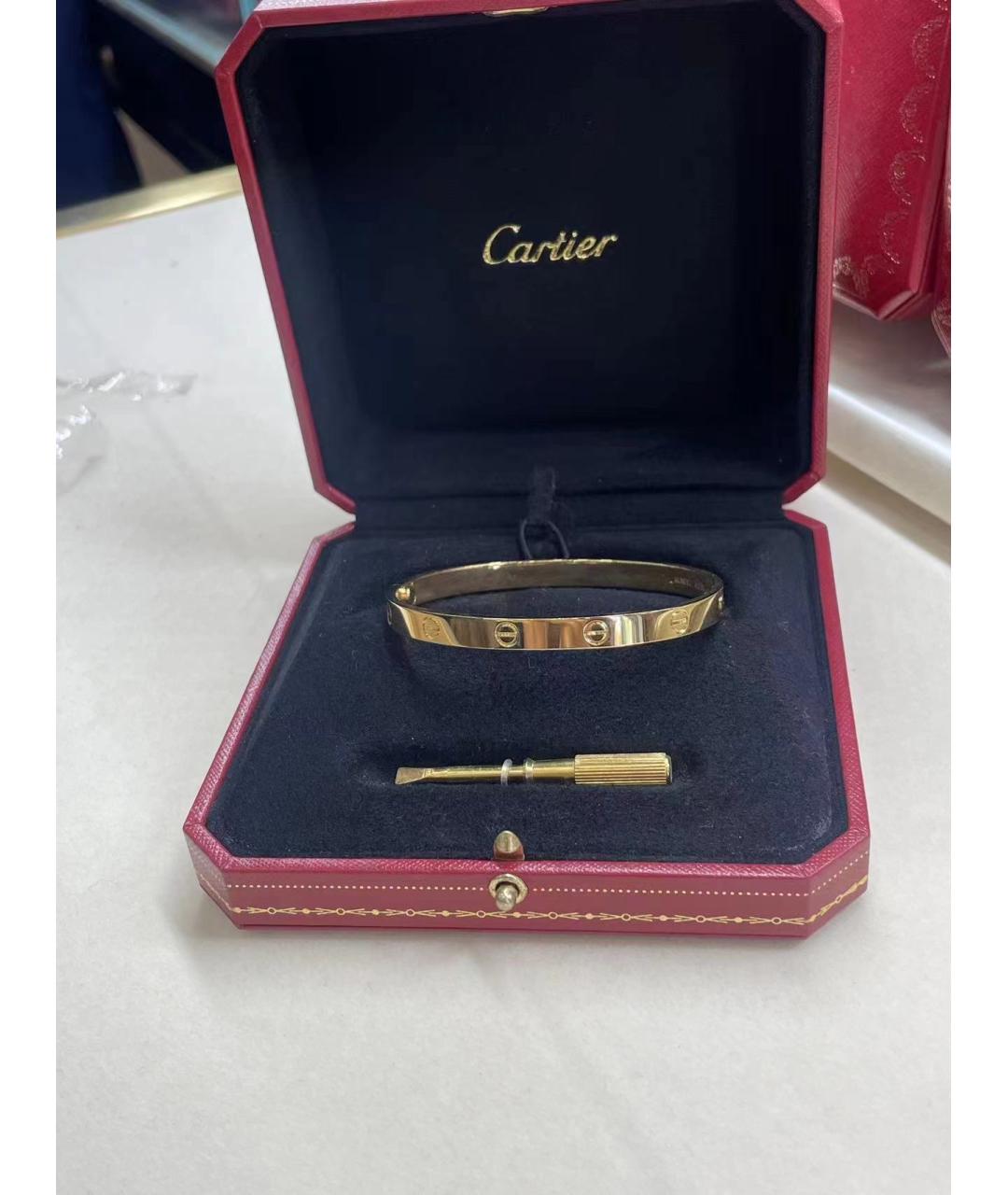 CARTIER Золотой браслет из желтого золота, фото 5
