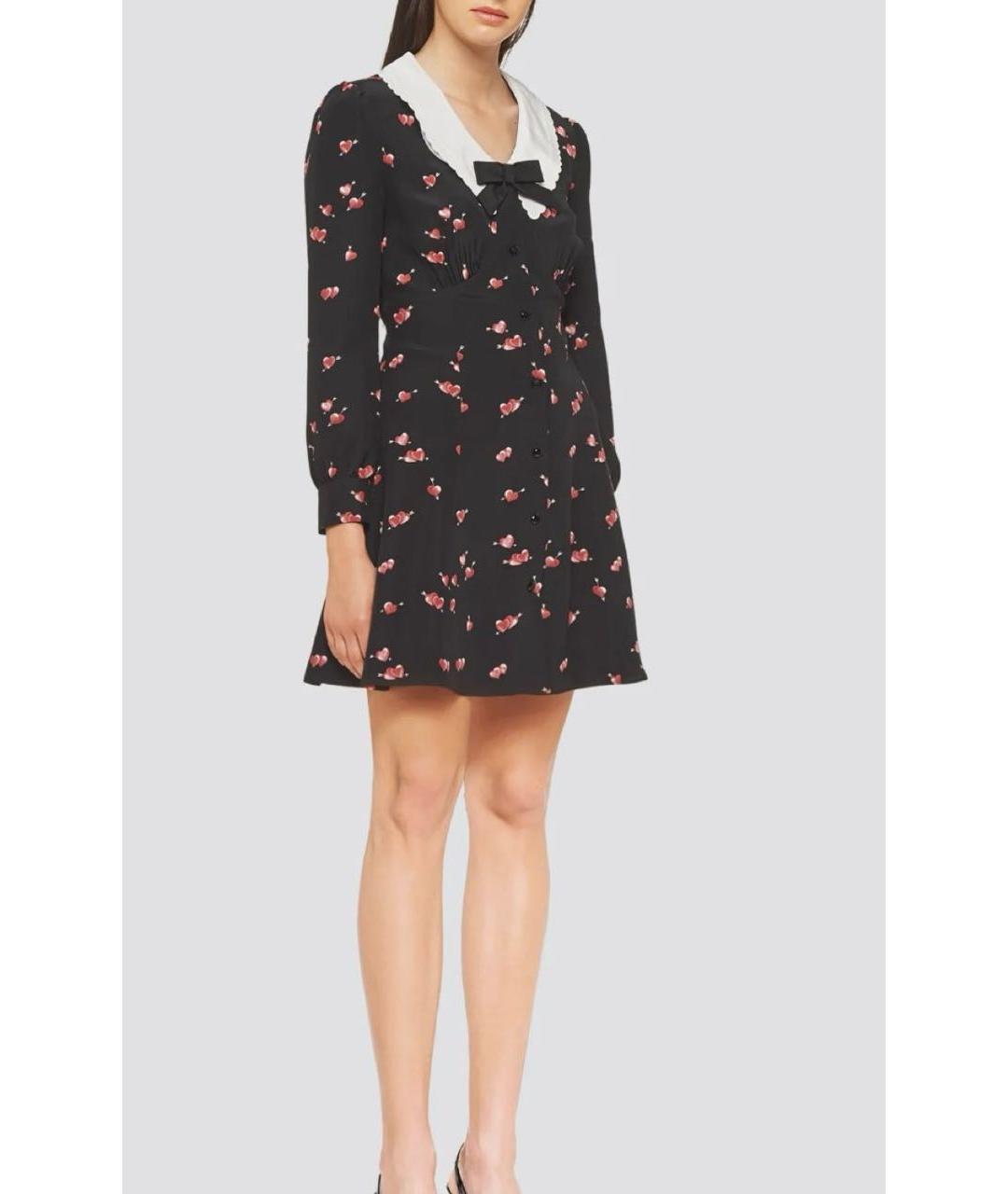 MIU MIU Черное шелковое коктейльное платье, фото 4