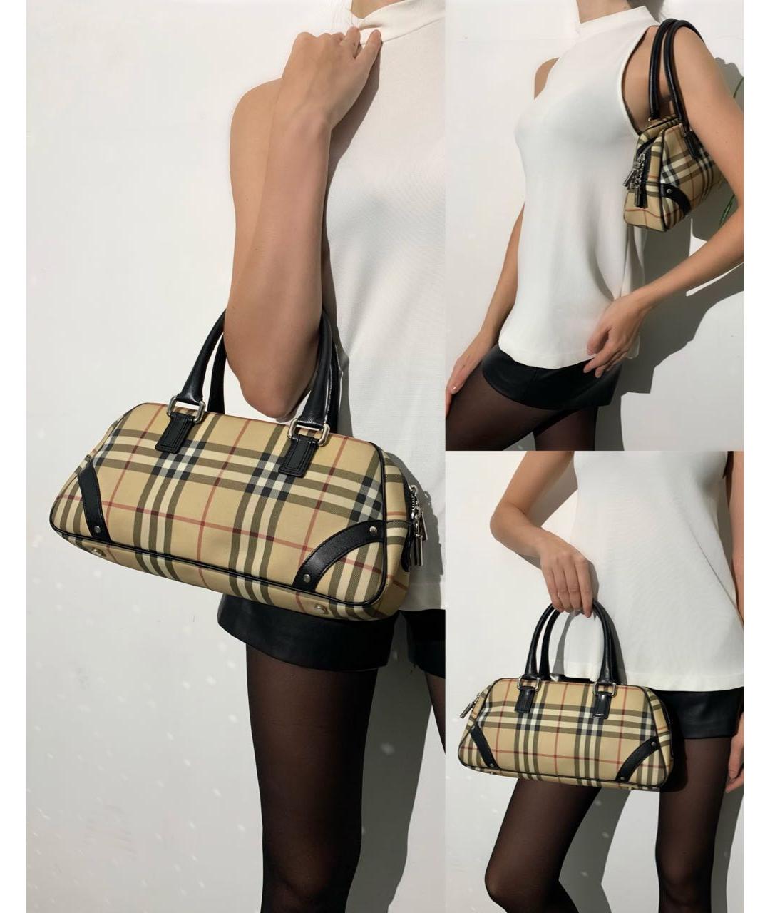 BURBERRY Бежевая сумка тоут, фото 3