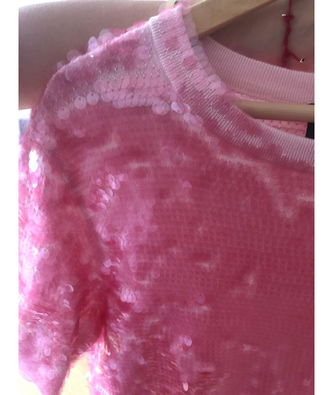 DSQUARED2 Розовая вискозная футболка, фото 4