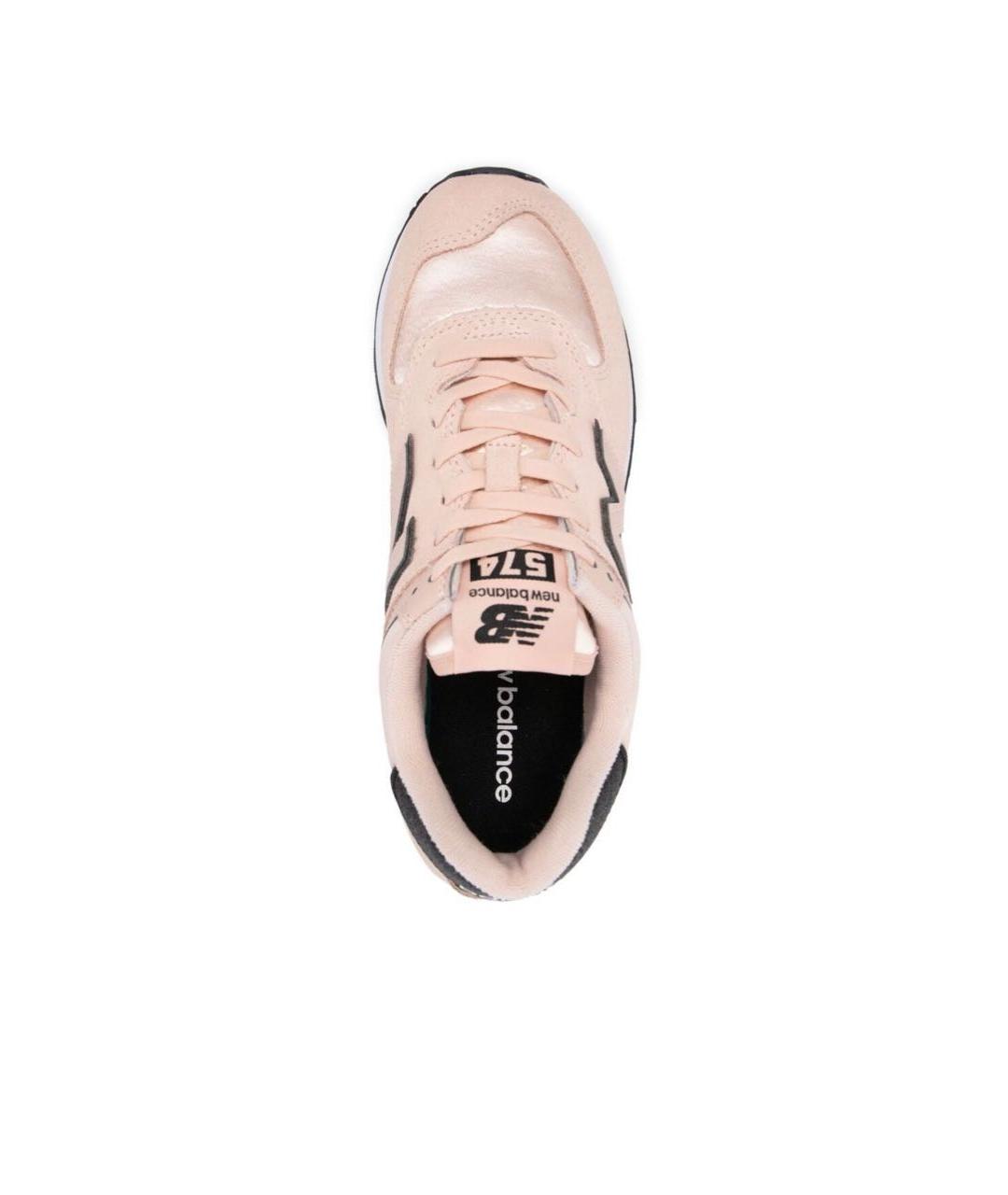 NEW BALANCE Розовые замшевые кроссовки, фото 3
