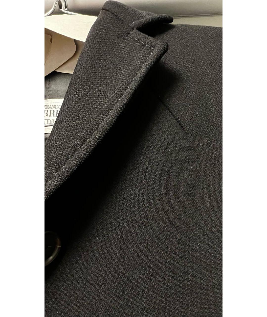 GIANFRANCO FERRE Черное шерстяное пальто, фото 7
