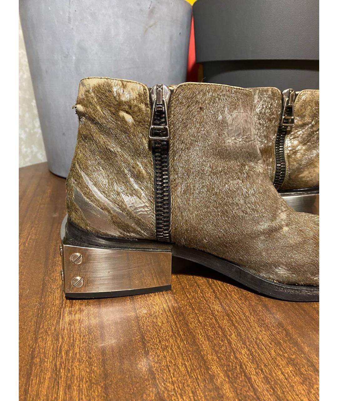 IRFE Серебряные кожаные ботинки, фото 5