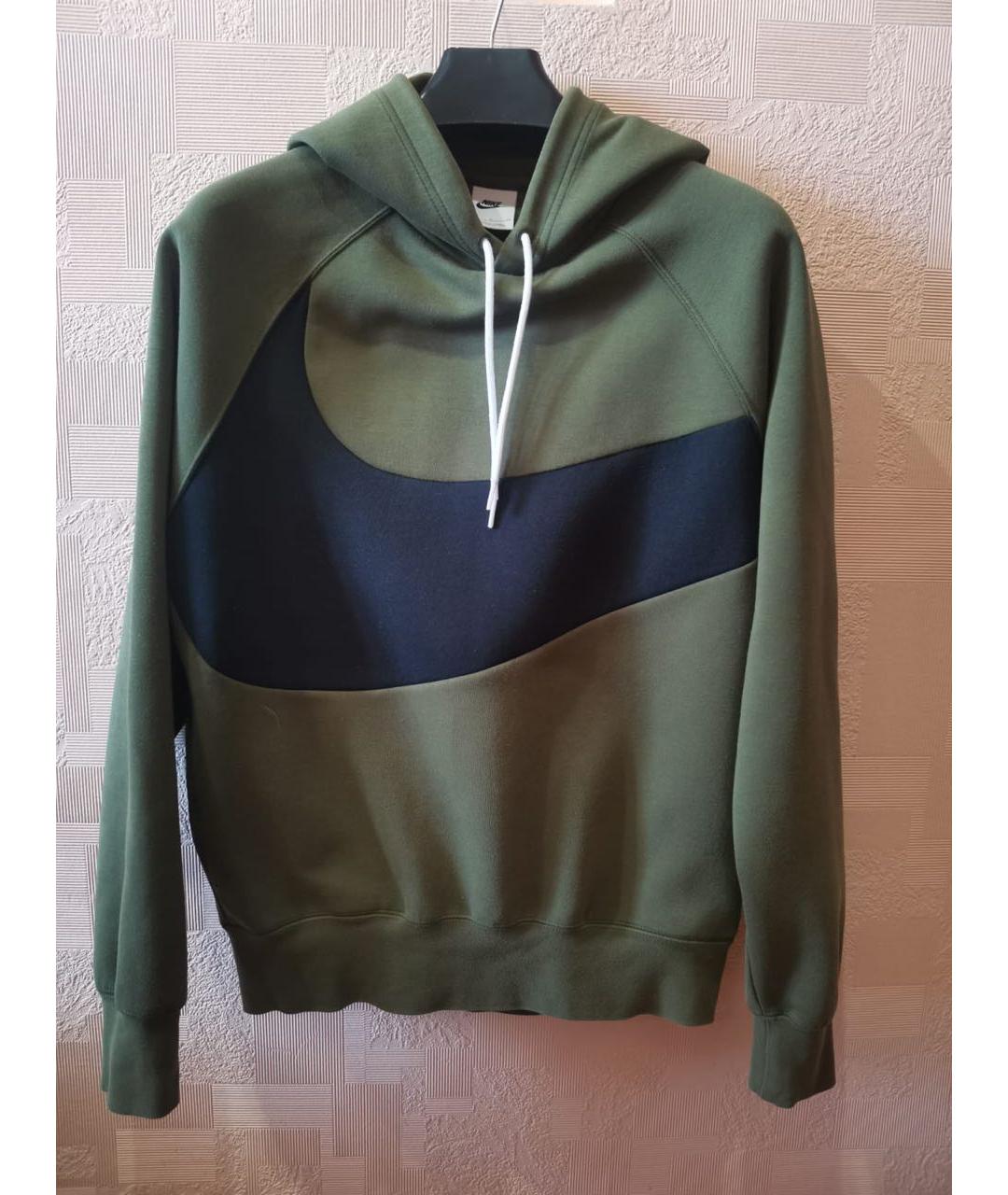 NIKE Зеленый хлопковый спортивный костюм, фото 5