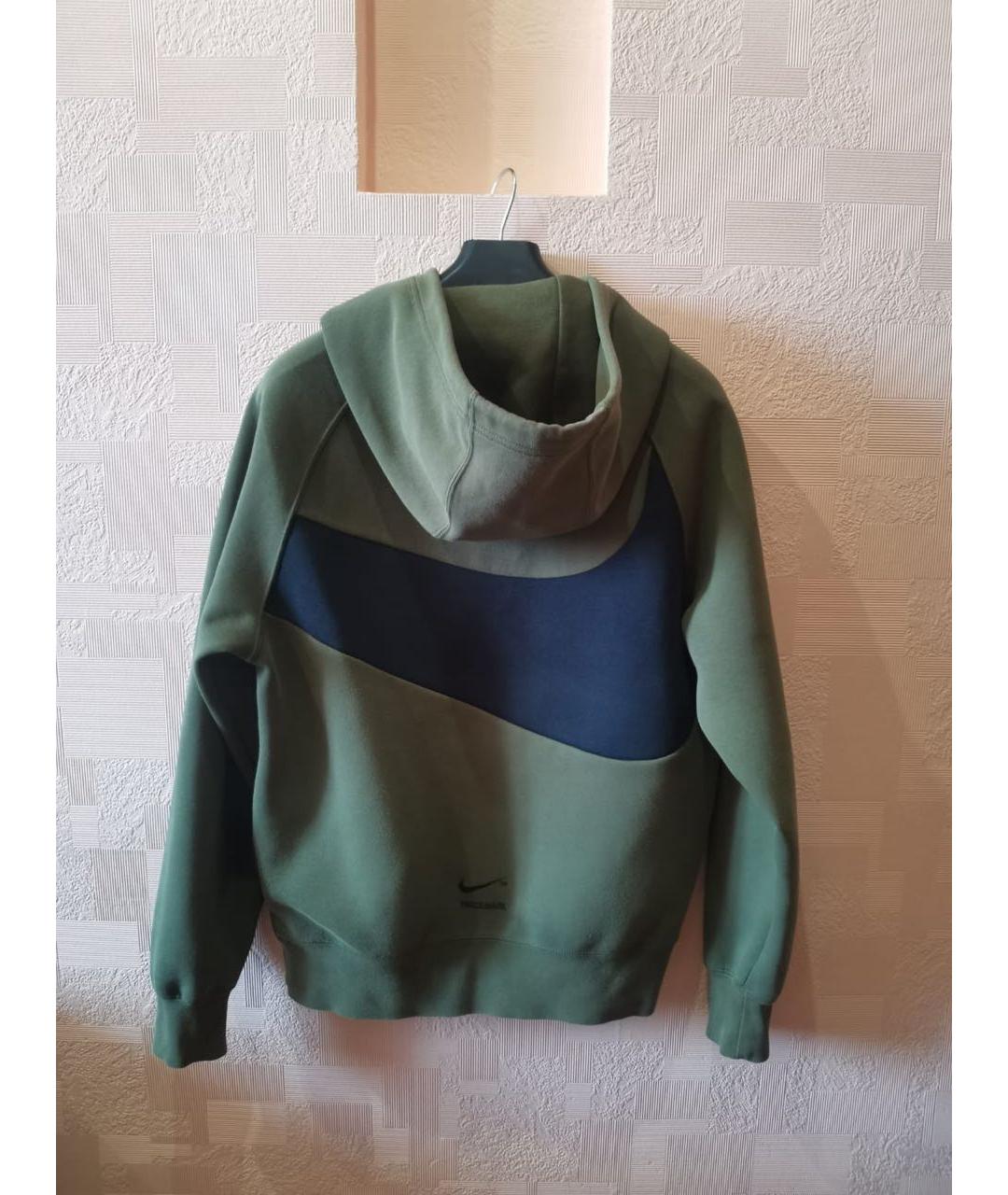 NIKE Зеленый хлопковый спортивный костюм, фото 3