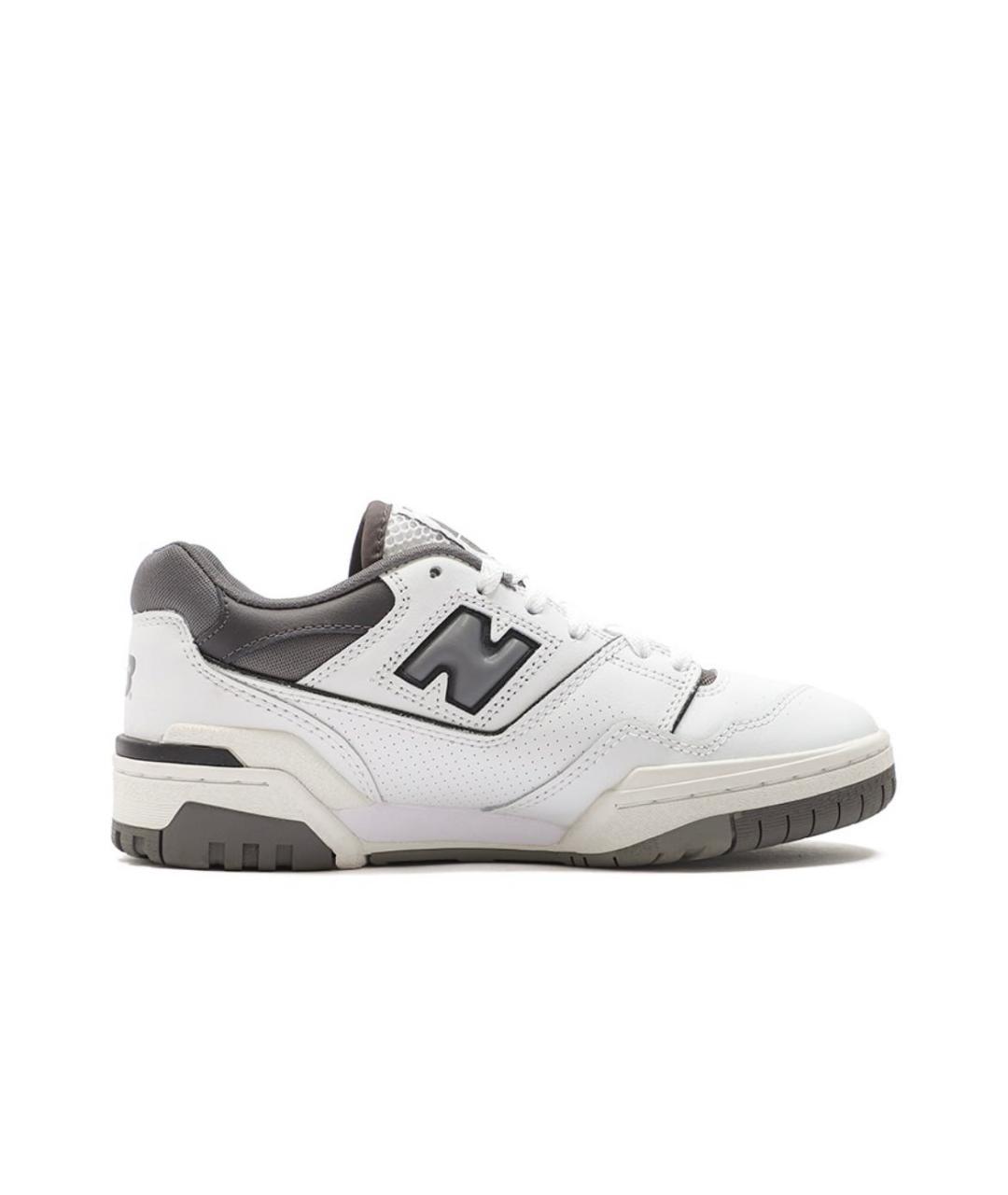 NEW BALANCE Белые кожаные низкие кроссовки / кеды, фото 6