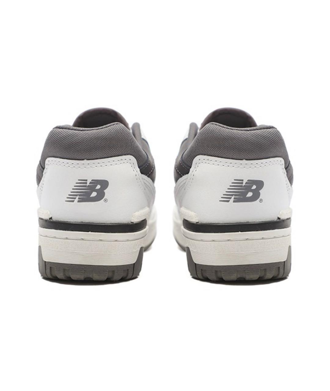 NEW BALANCE Белые кожаные низкие кроссовки / кеды, фото 4