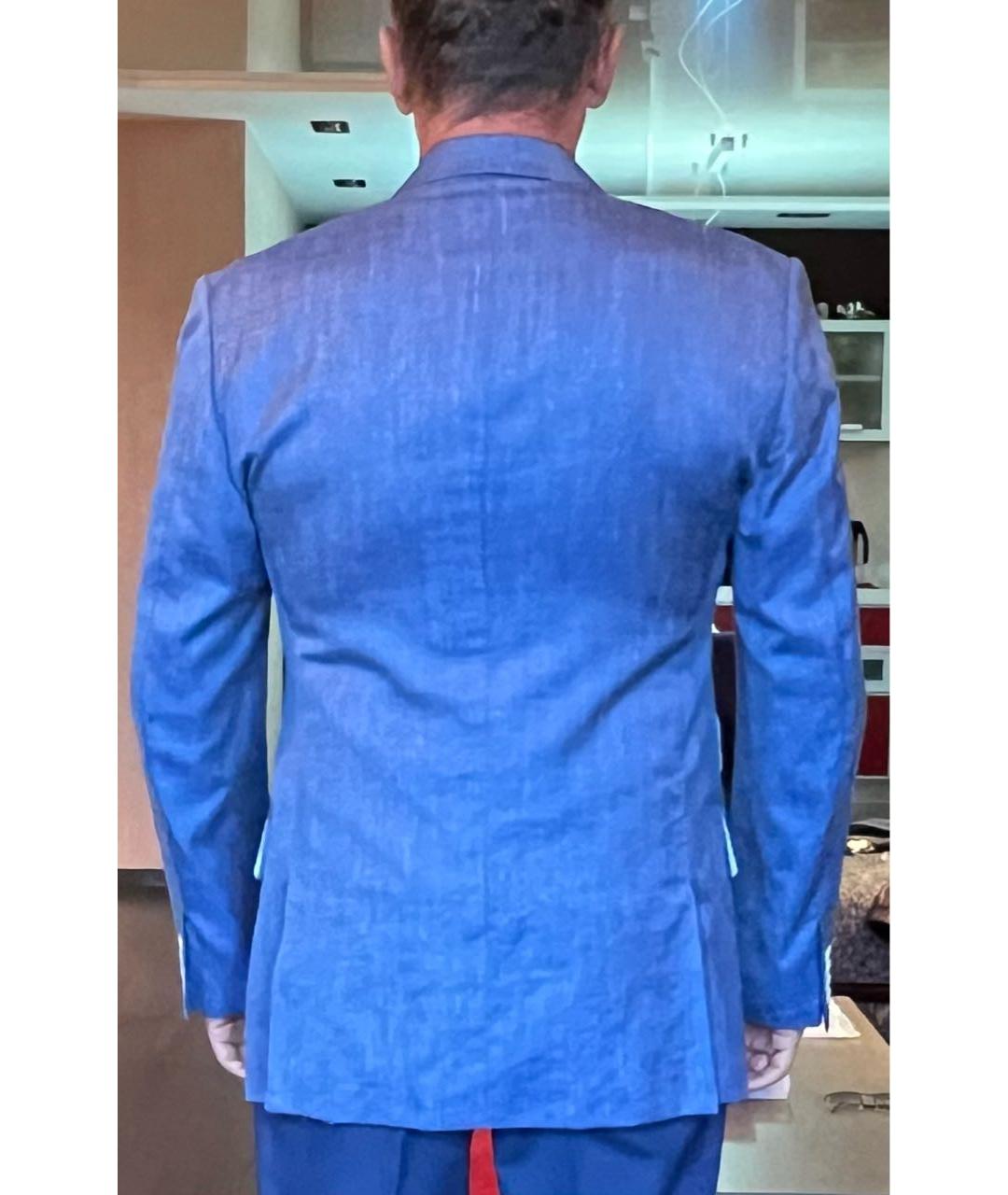 TOM FORD Синий шерстяной пиджак, фото 4