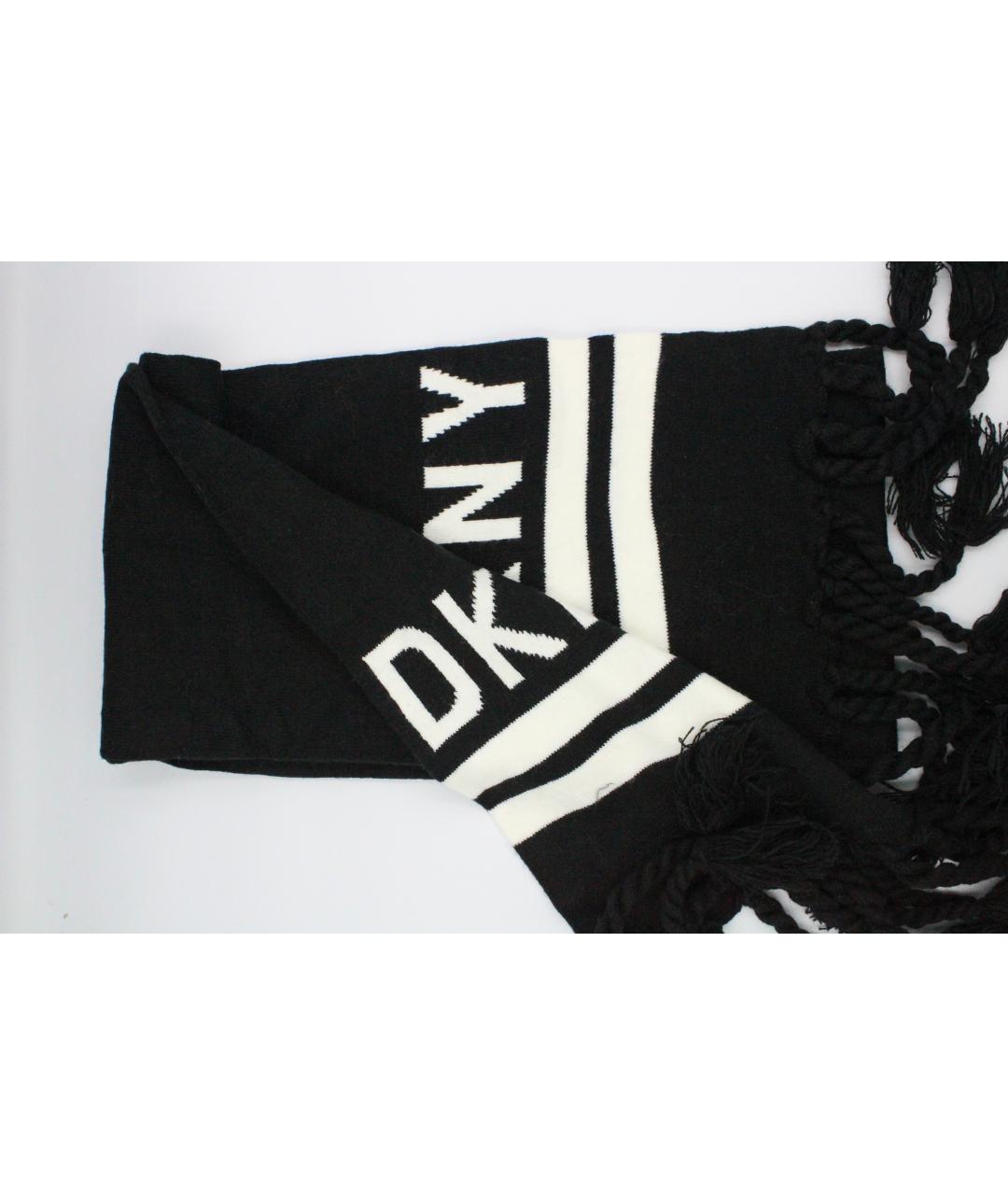 DKNY Черный шарф, фото 3
