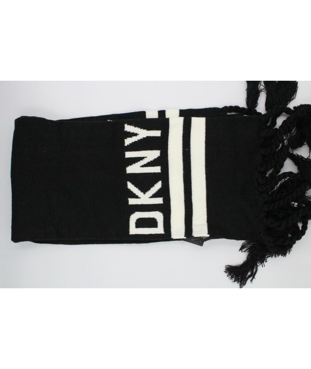DKNY Черный шарф, фото 2