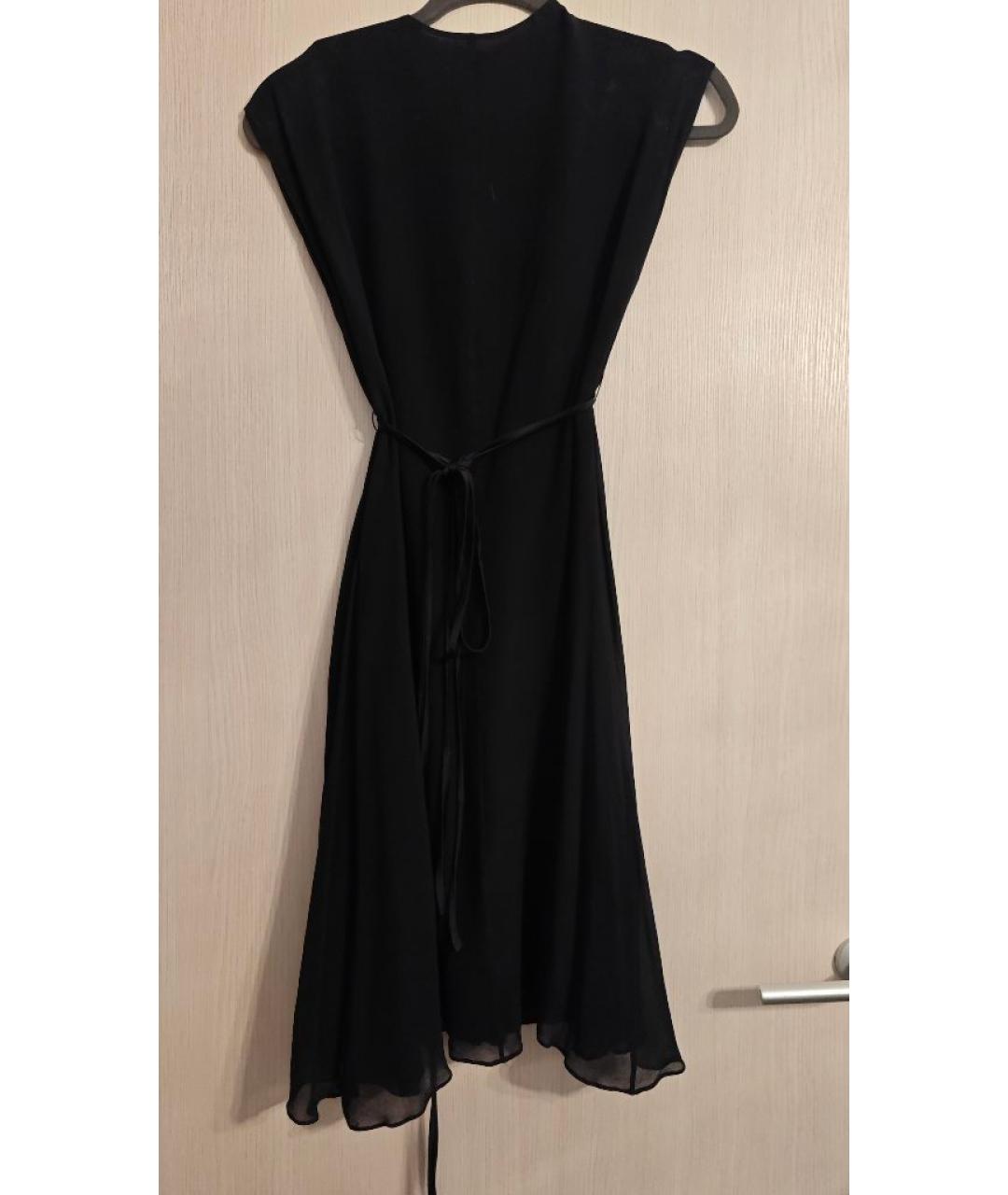 ETRO Черное шелковое вечернее платье, фото 4