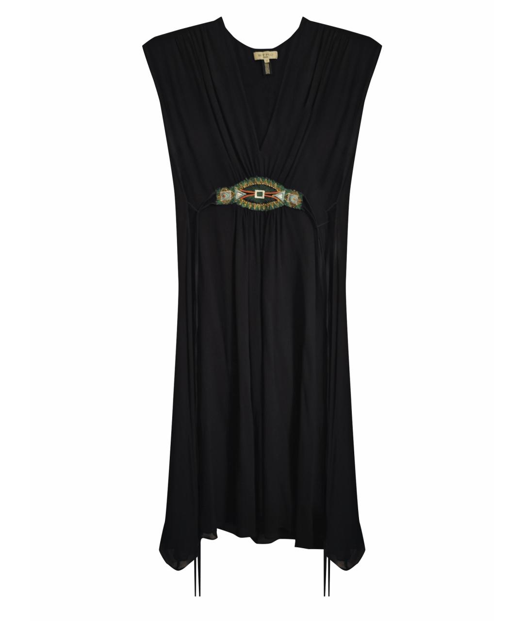 ETRO Черное шелковое вечернее платье, фото 1