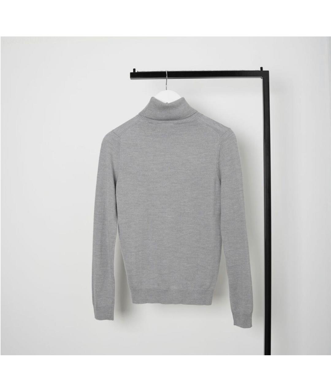 ROSSIGNOL Серый шерстяной джемпер / свитер, фото 2