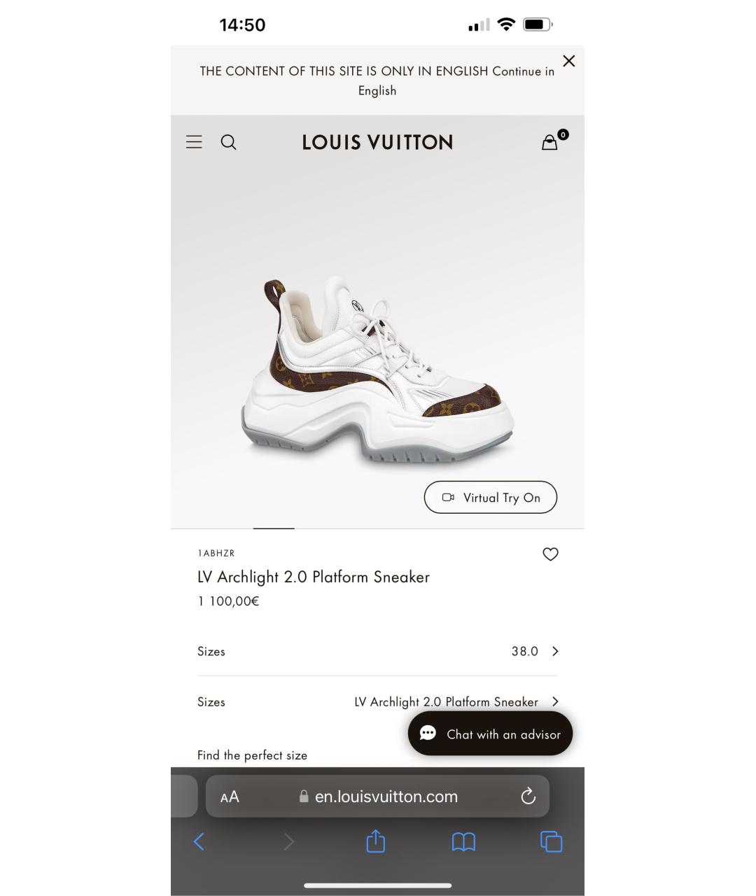 LV Archlight 2.0 Platform Sneaker - Shoes 1ABHZR