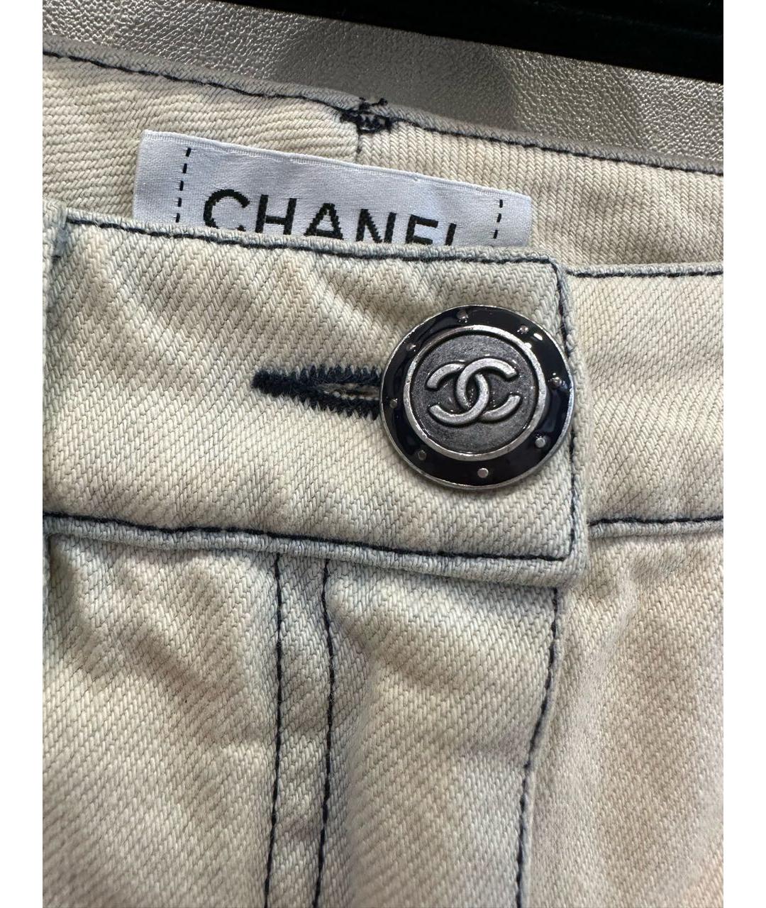 CHANEL PRE-OWNED Прямые джинсы, фото 3
