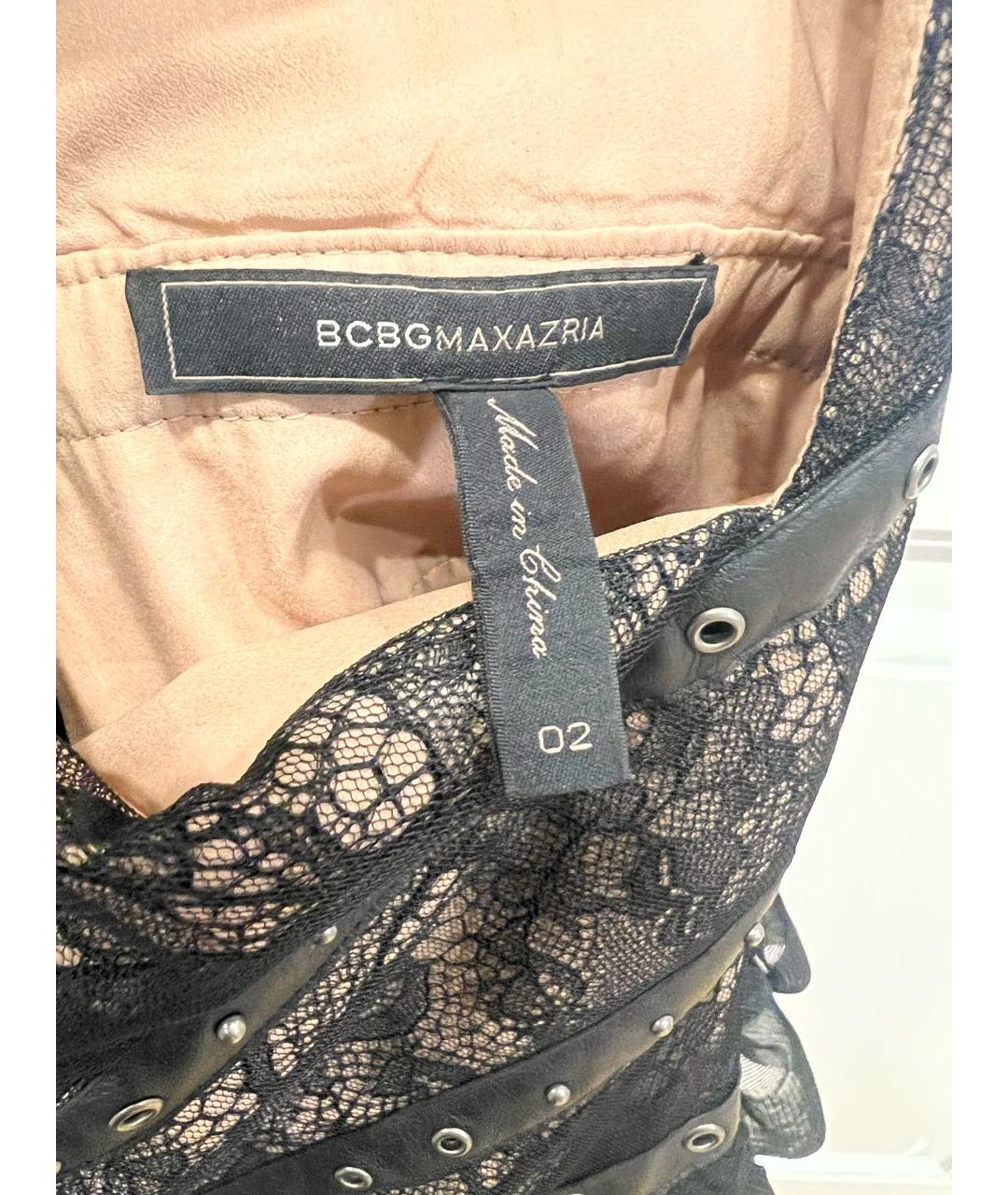 BCBG MAXAZRIA Черное полиэстеровое коктейльное платье, фото 2