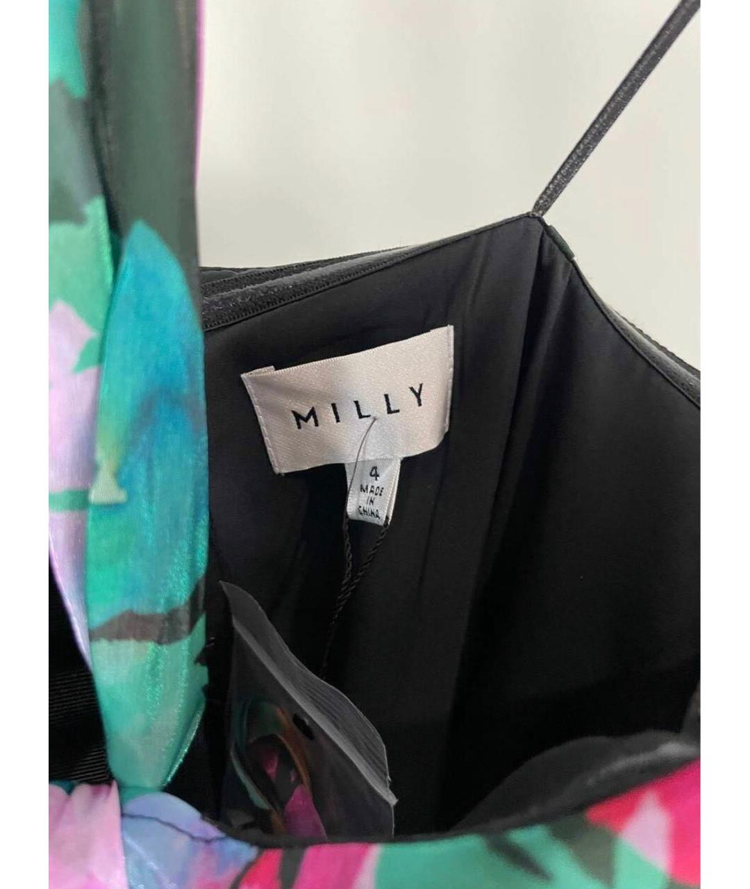 MILLY Мульти полиэстеровое коктейльное платье, фото 6