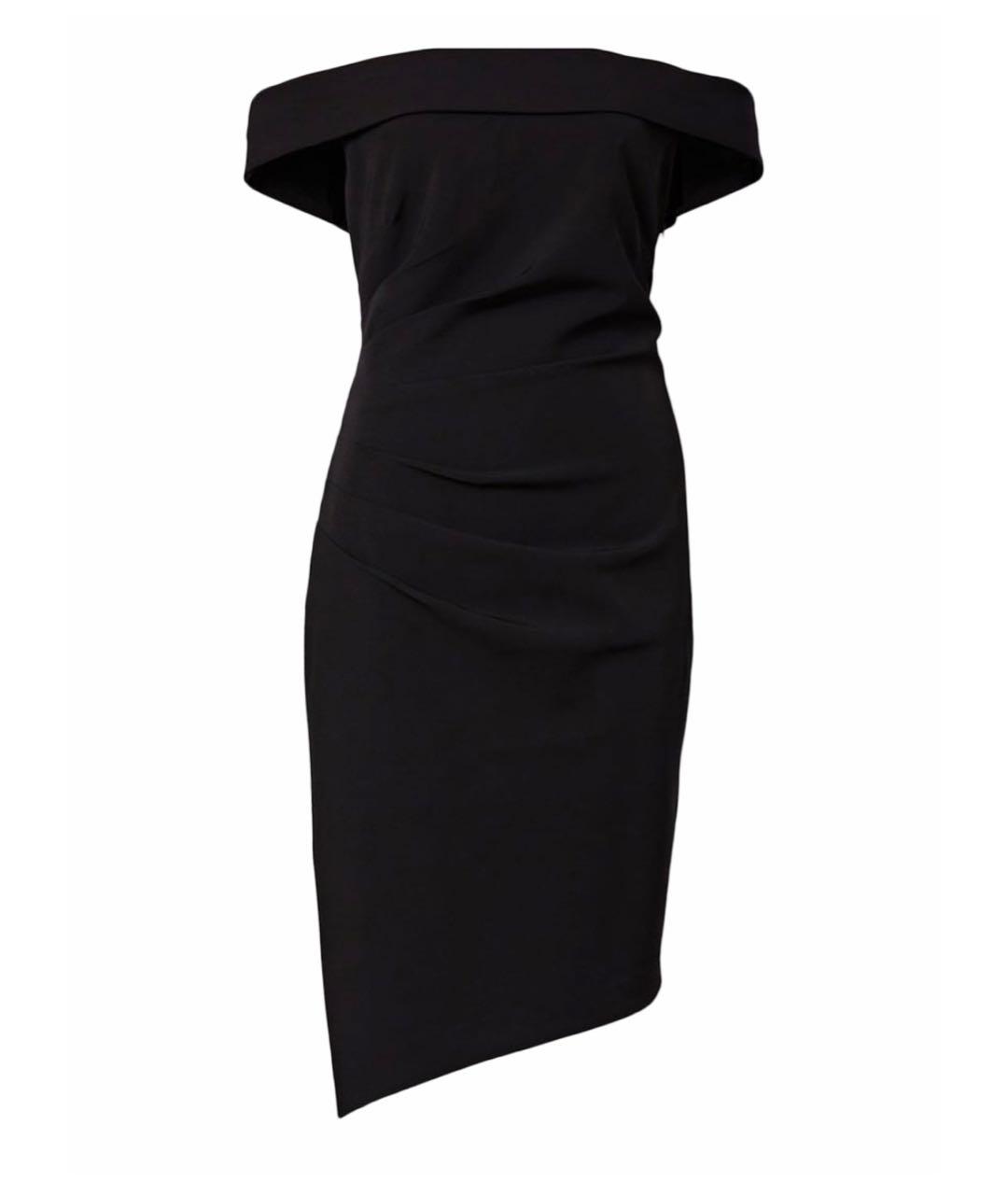 MILLY Черное полиэстеровое коктейльное платье, фото 1