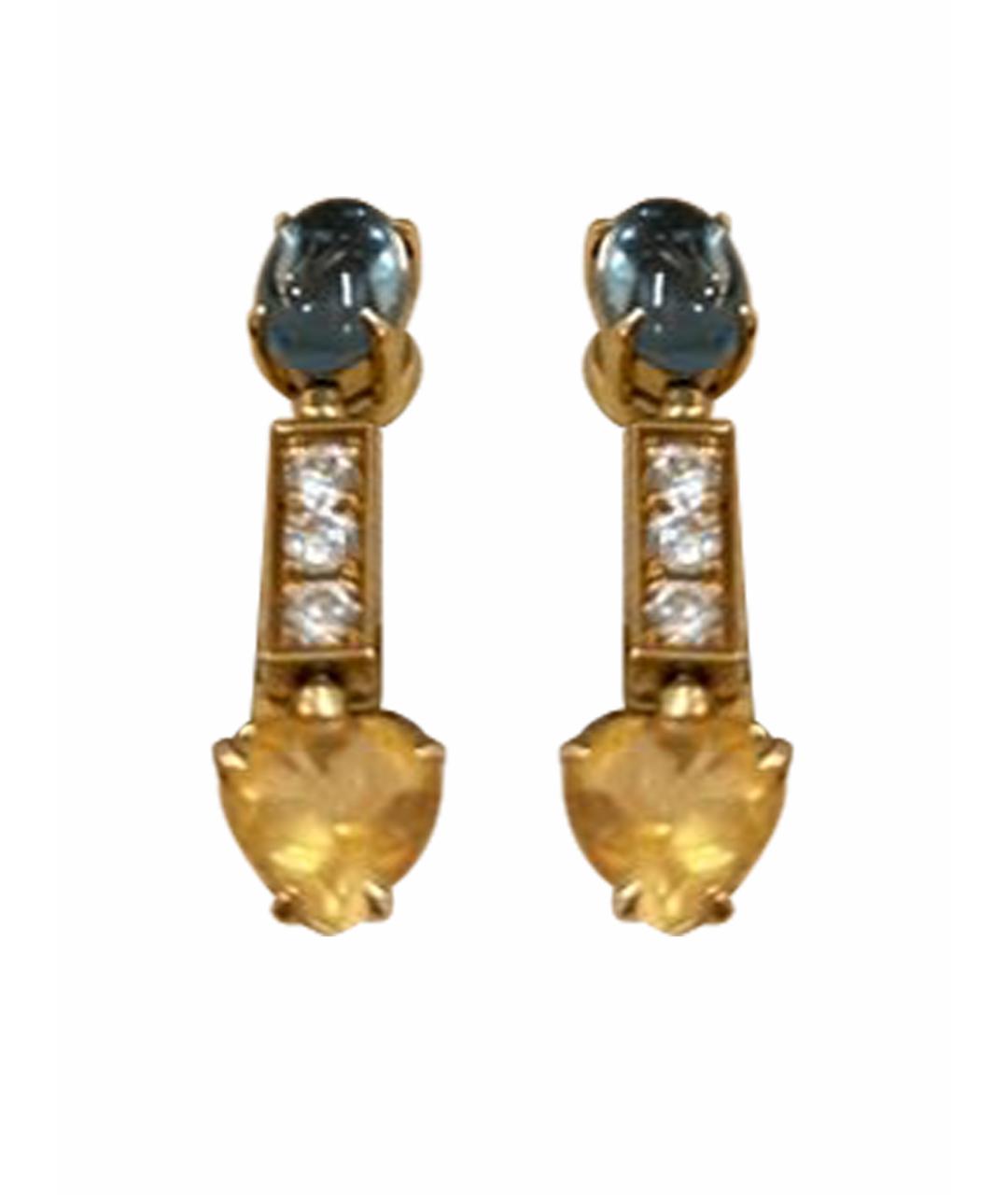 BVLGARI Золотые серьги из желтого золота, фото 1