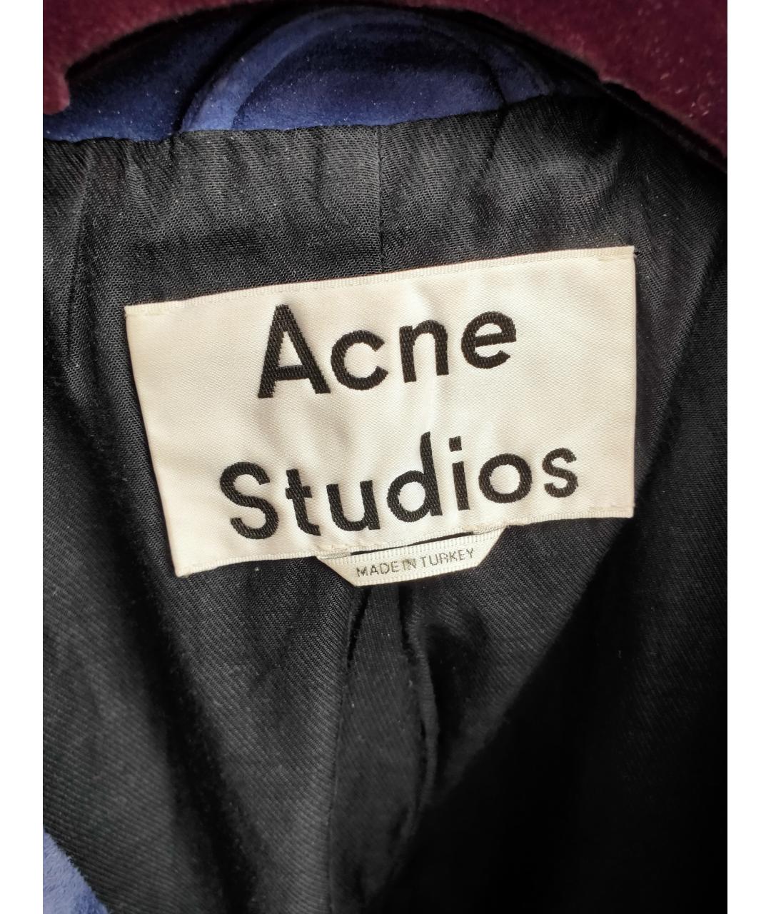 ACNE STUDIOS Синяя замшевая куртка, фото 3