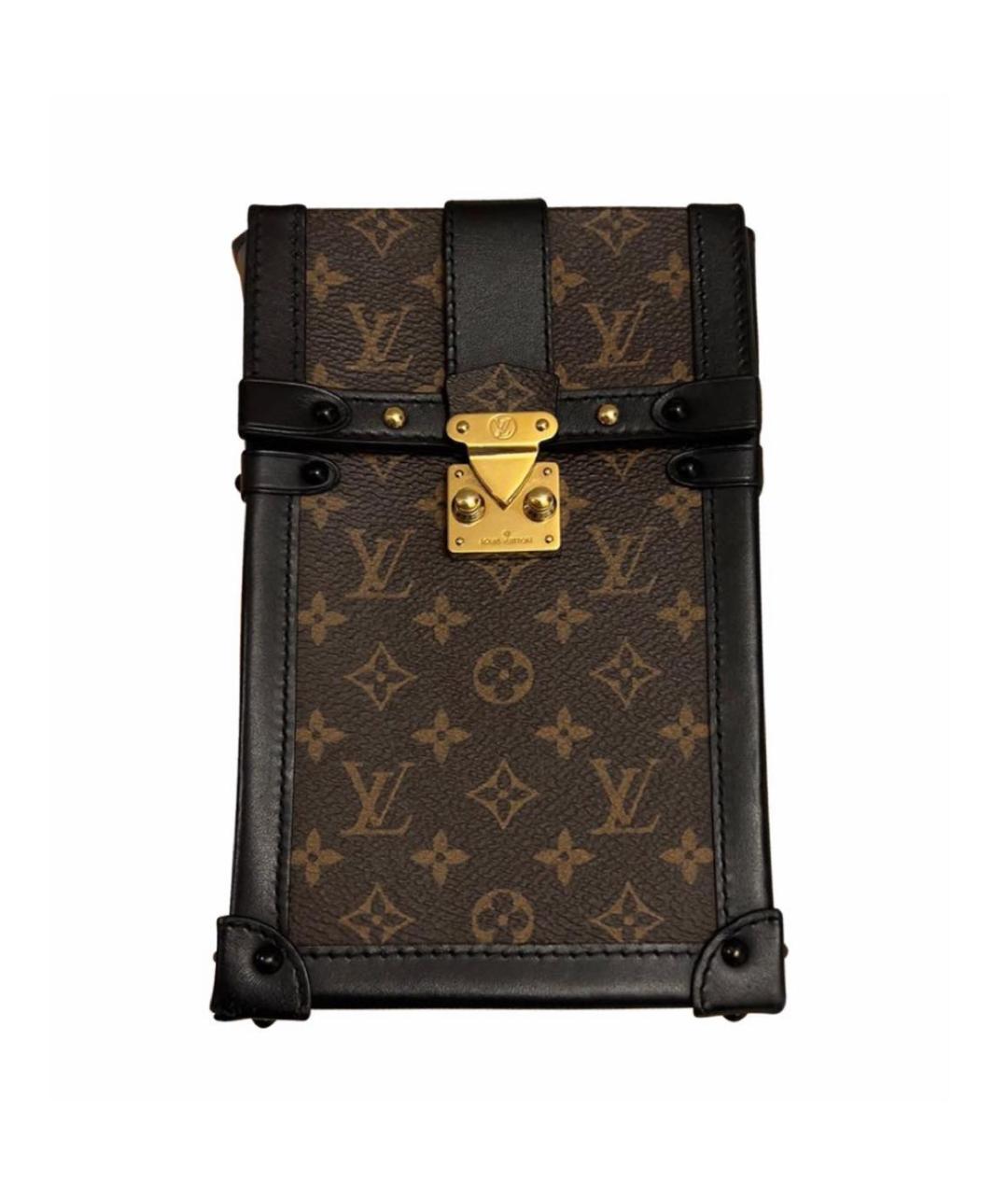 LOUIS VUITTON PRE-OWNED Коричневая кожаная сумка на плечо, фото 1