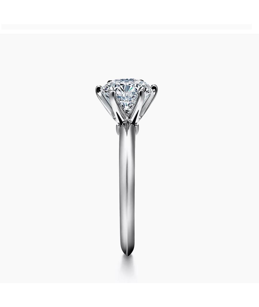 TIFFANY&CO Серое кольцо из белого золота, фото 2