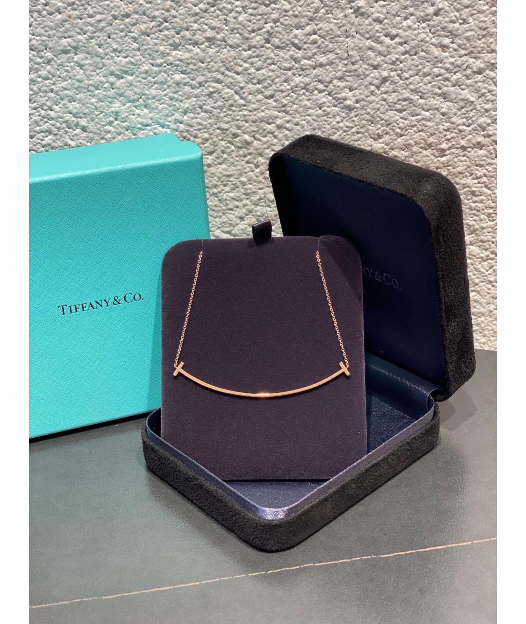 TIFFANY&CO Золотое колье из розового золота, фото 3