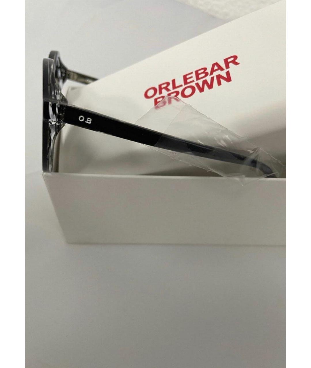ORLEBAR BROWN Черные солнцезащитные очки, фото 6