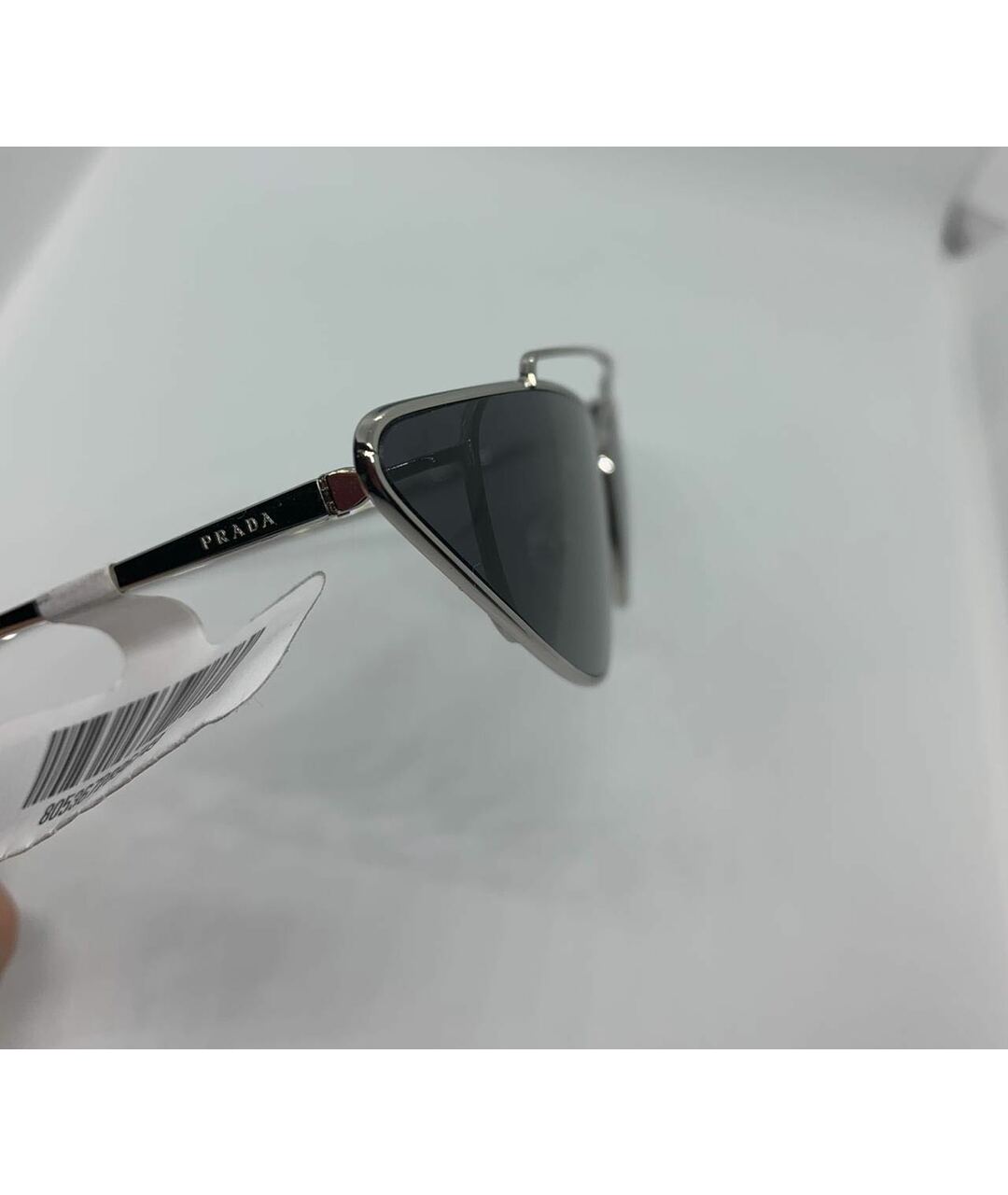 PRADA Черные металлические солнцезащитные очки, фото 3