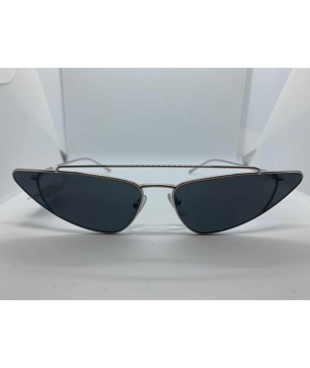 PRADA Черные металлические солнцезащитные очки, фото 8