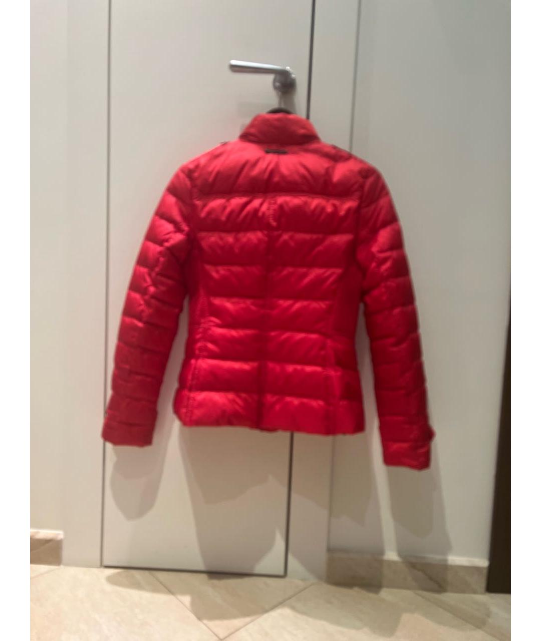 BURBERRY Красная полиэстеровая куртка, фото 2
