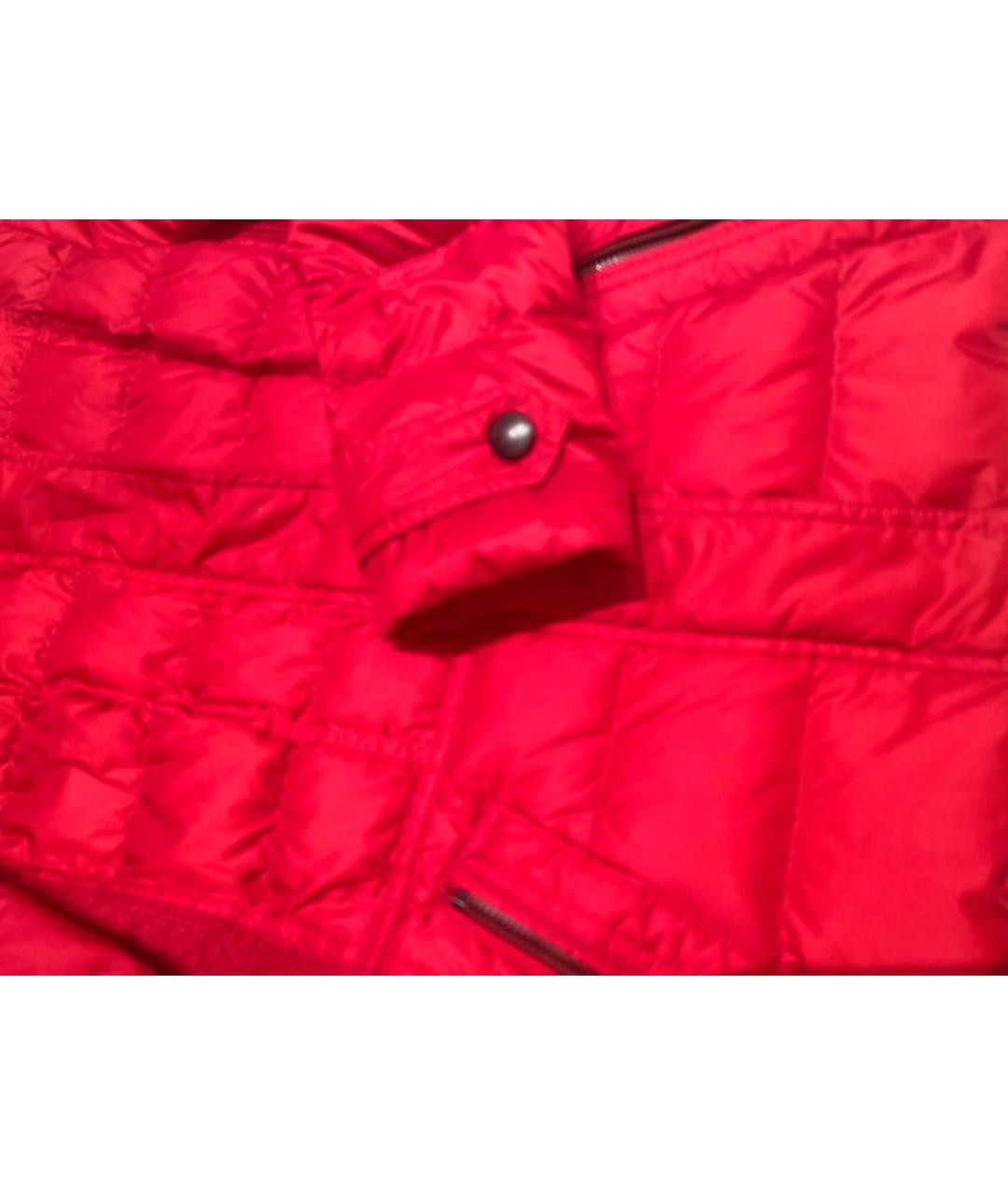 BURBERRY Красная полиэстеровая куртка, фото 5