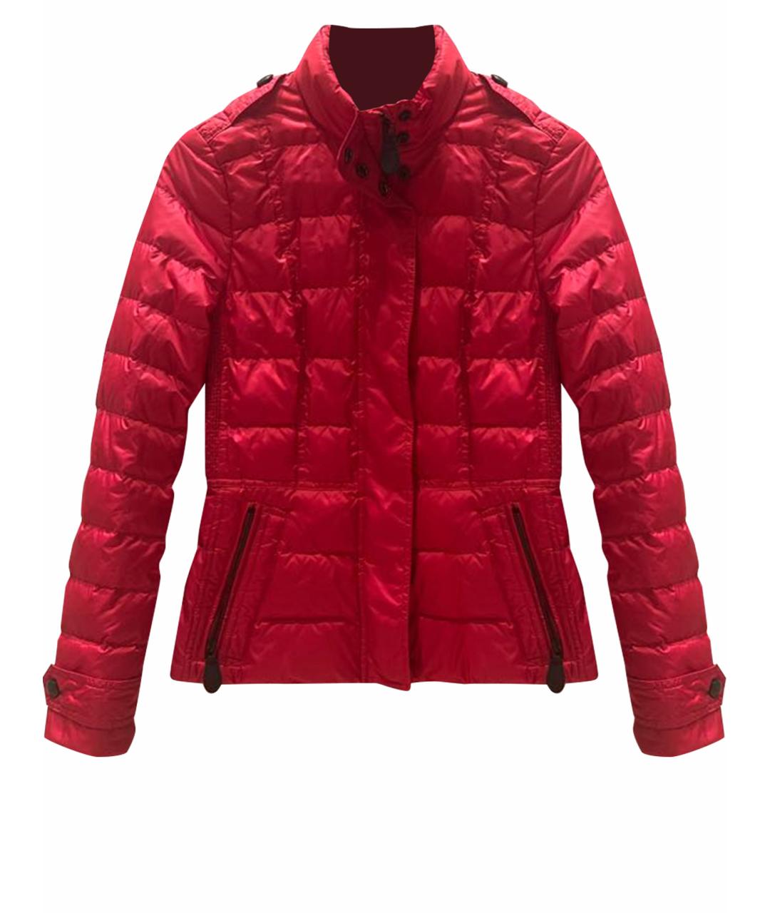BURBERRY Красная полиэстеровая куртка, фото 1