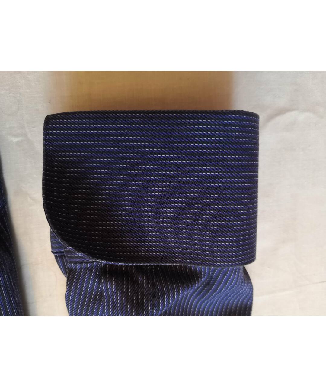 ZILLI Темно-синяя хлопковая классическая рубашка, фото 4