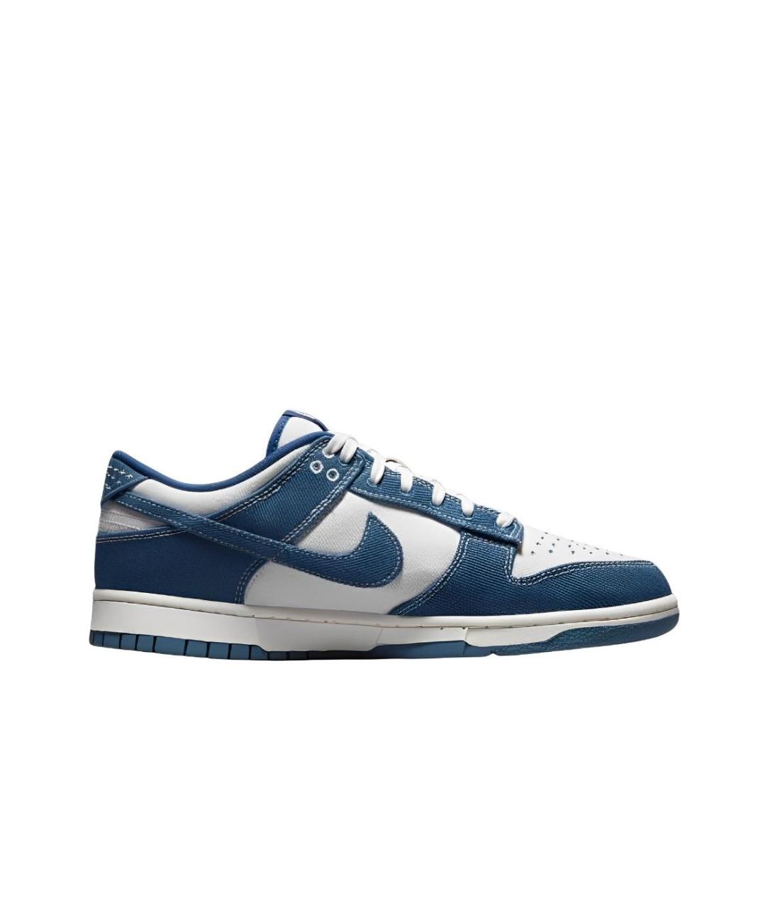 NIKE Темно-синие текстильные низкие кроссовки / кеды, фото 7
