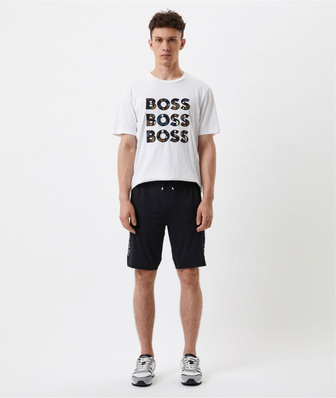 HUGO BOSS Белая хлопковая футболка, фото 6