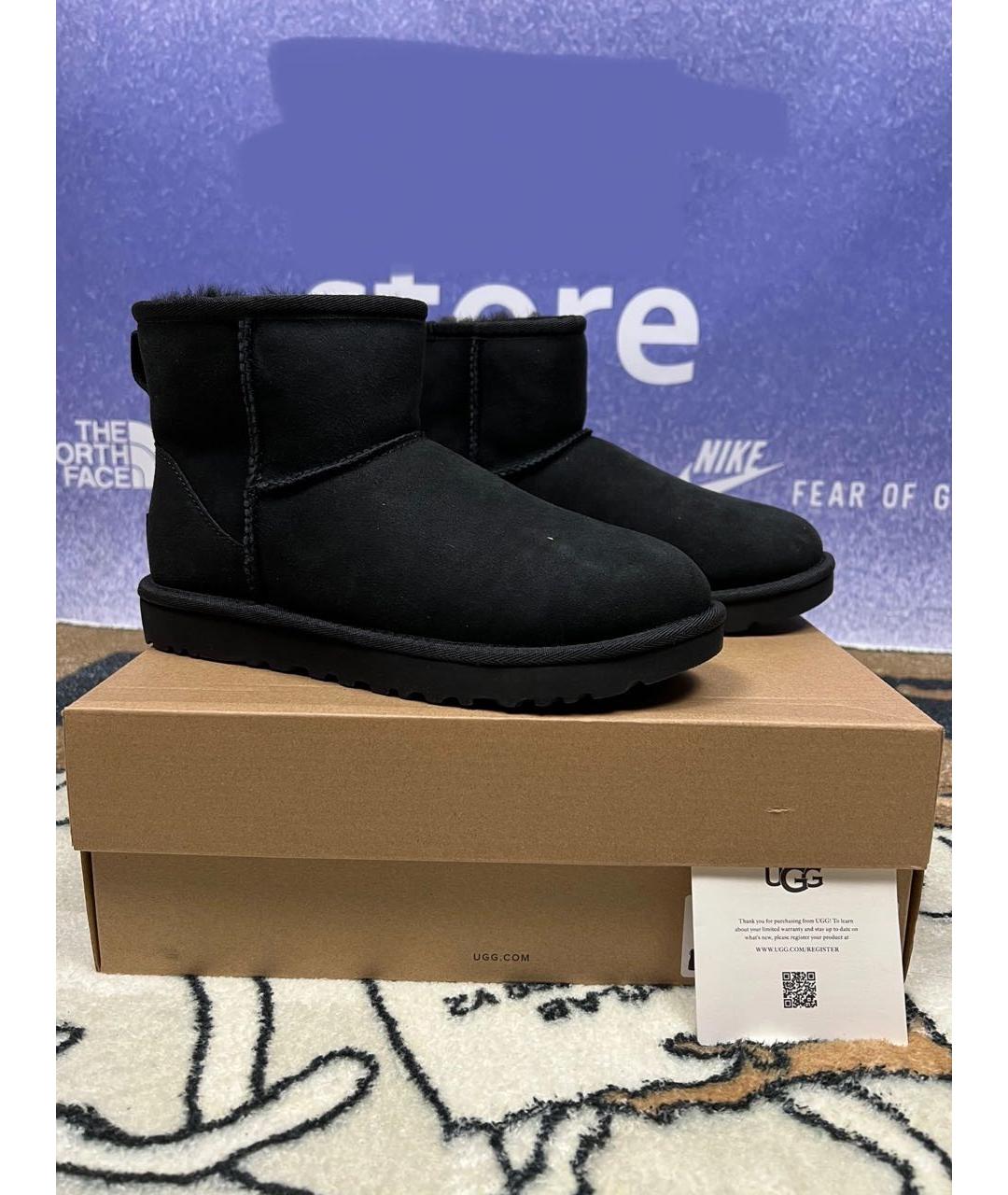 UGG AUSTRALIA Черные ботинки, фото 3