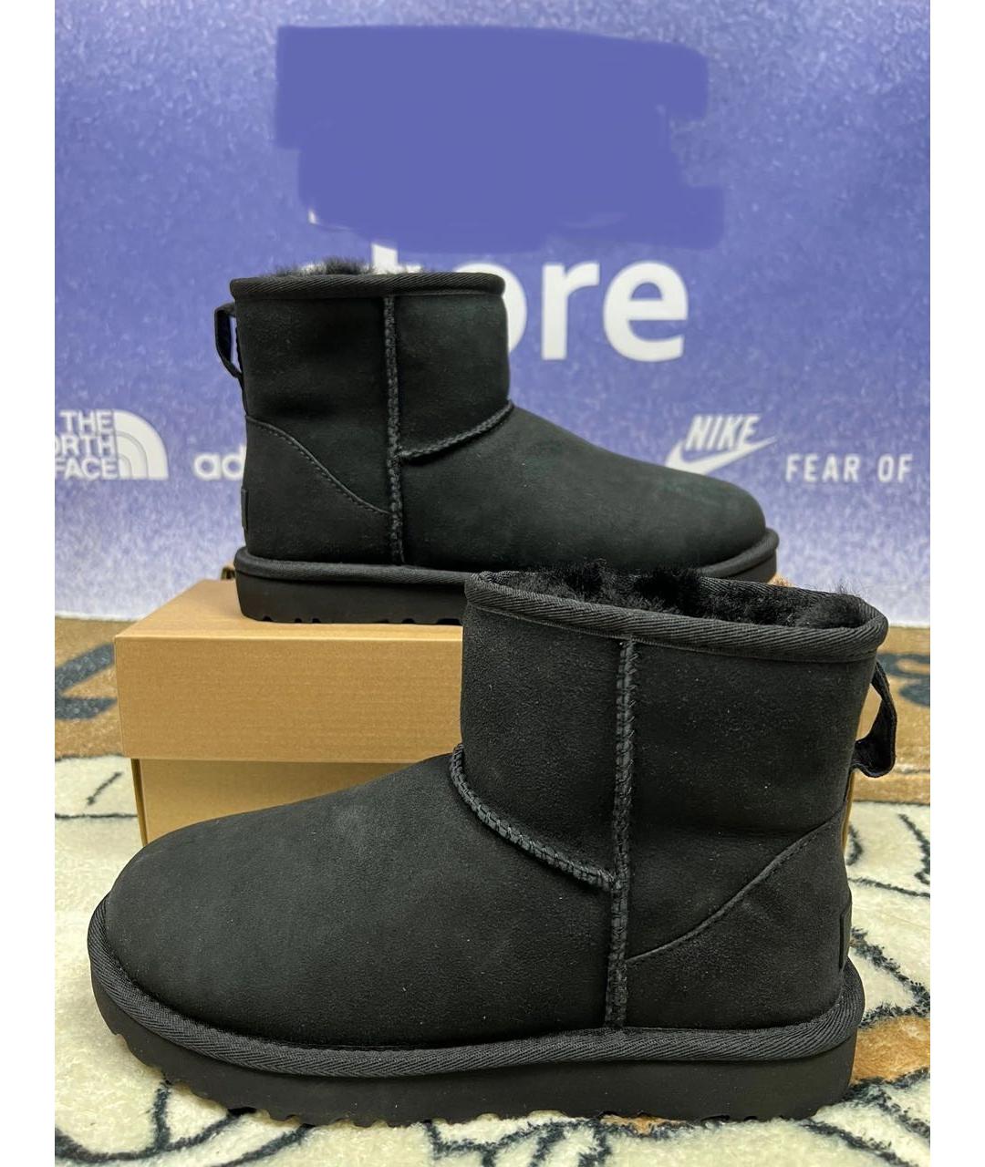 UGG AUSTRALIA Черные ботинки, фото 7