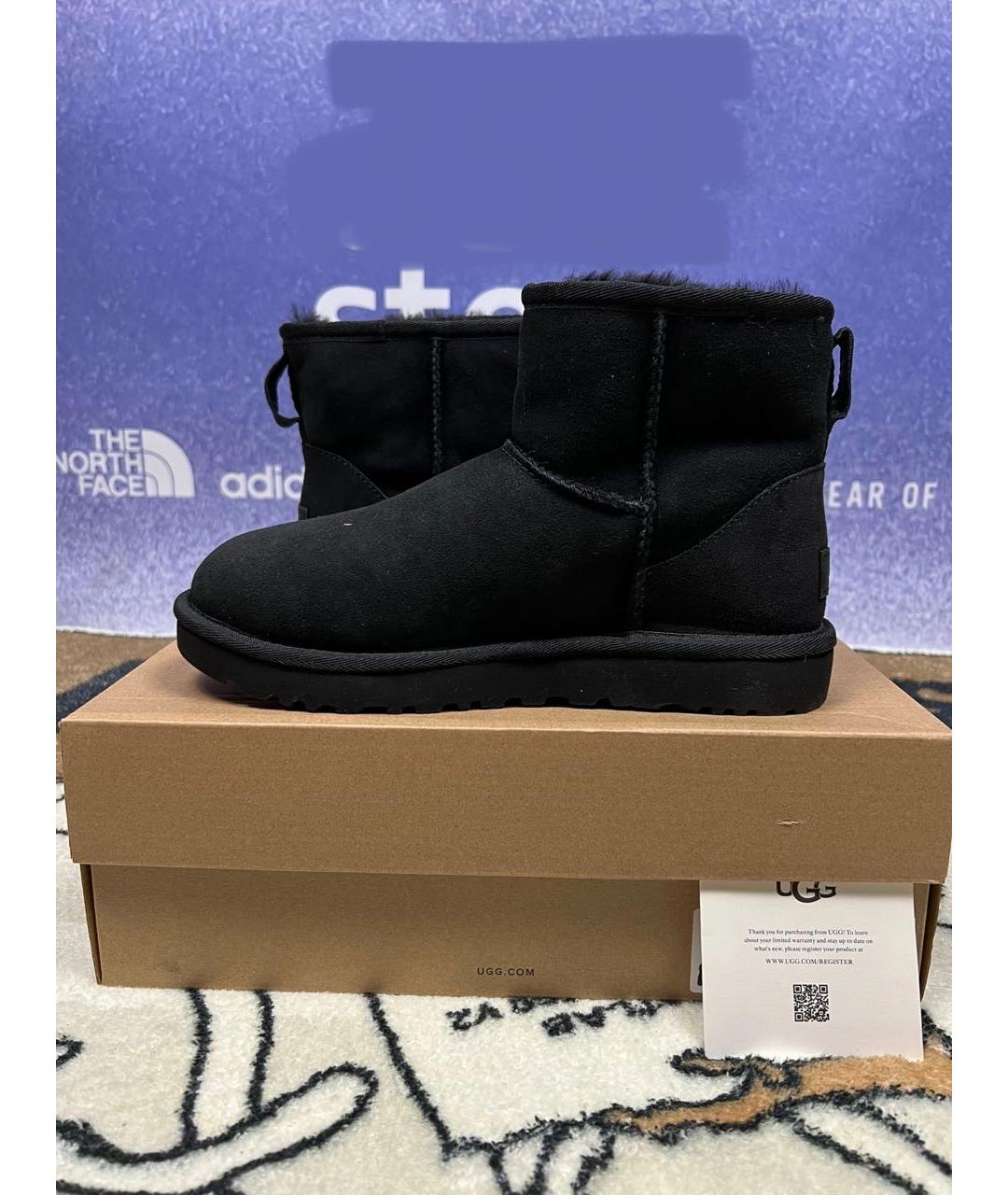 UGG AUSTRALIA Черные ботинки, фото 5
