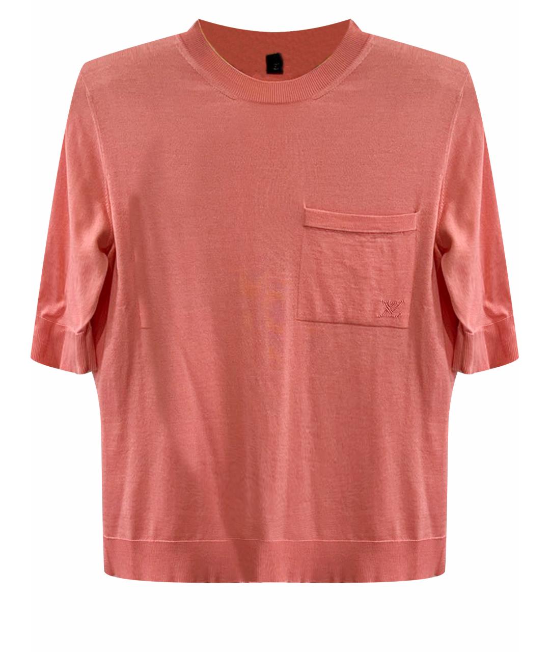 LOUIS VUITTON PRE-OWNED Розовая футболка, фото 1