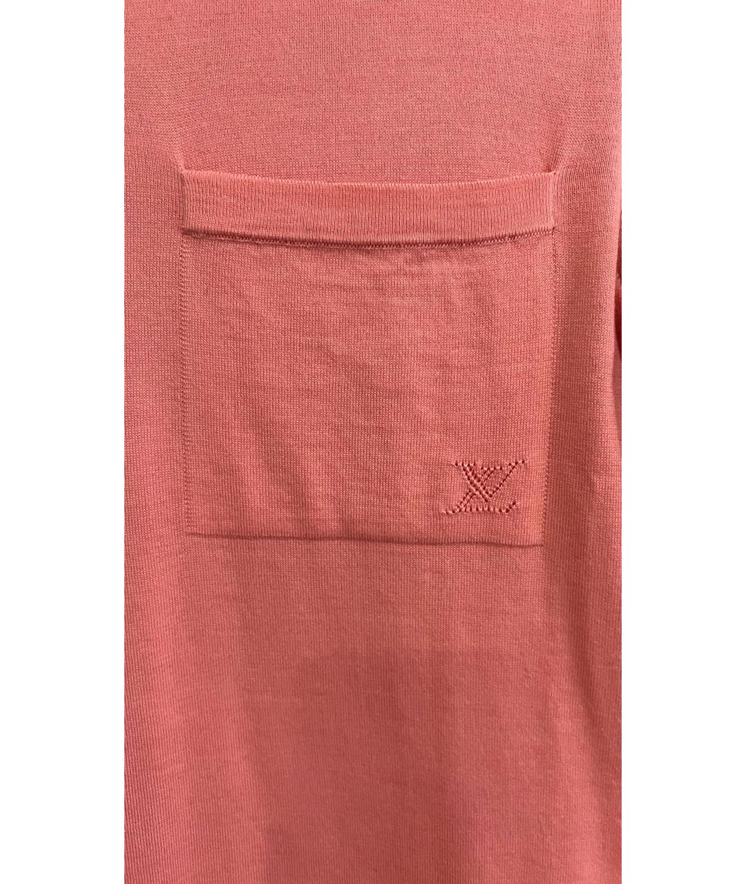 LOUIS VUITTON PRE-OWNED Розовая футболка, фото 3