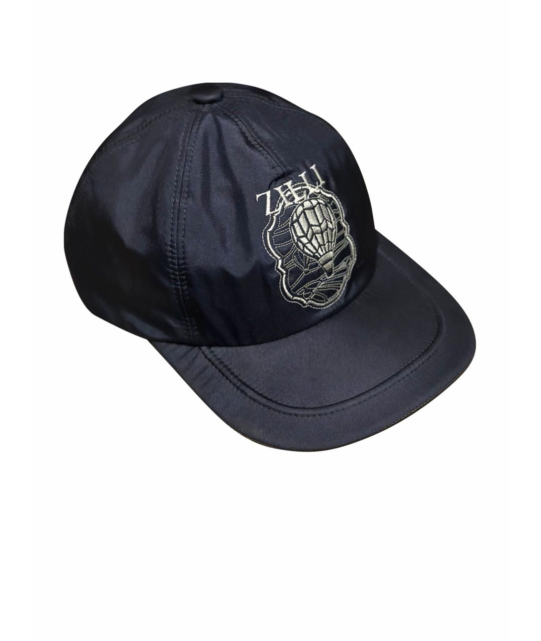 ZILLI Темно-синяя кепка/бейсболка, фото 1