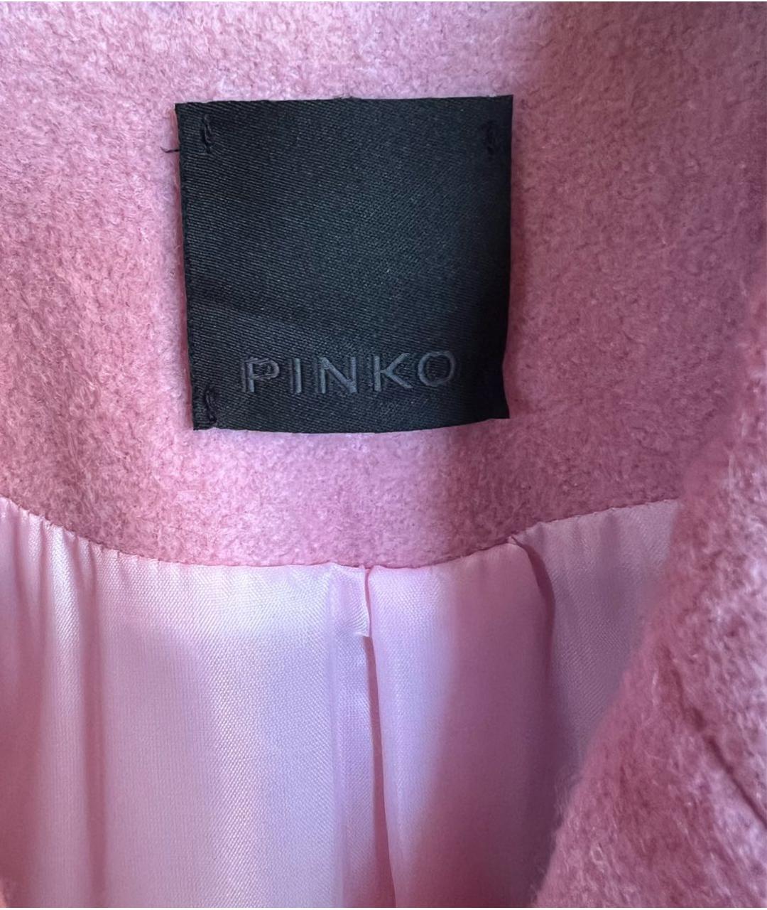 PINKO Розовое пальто, фото 3