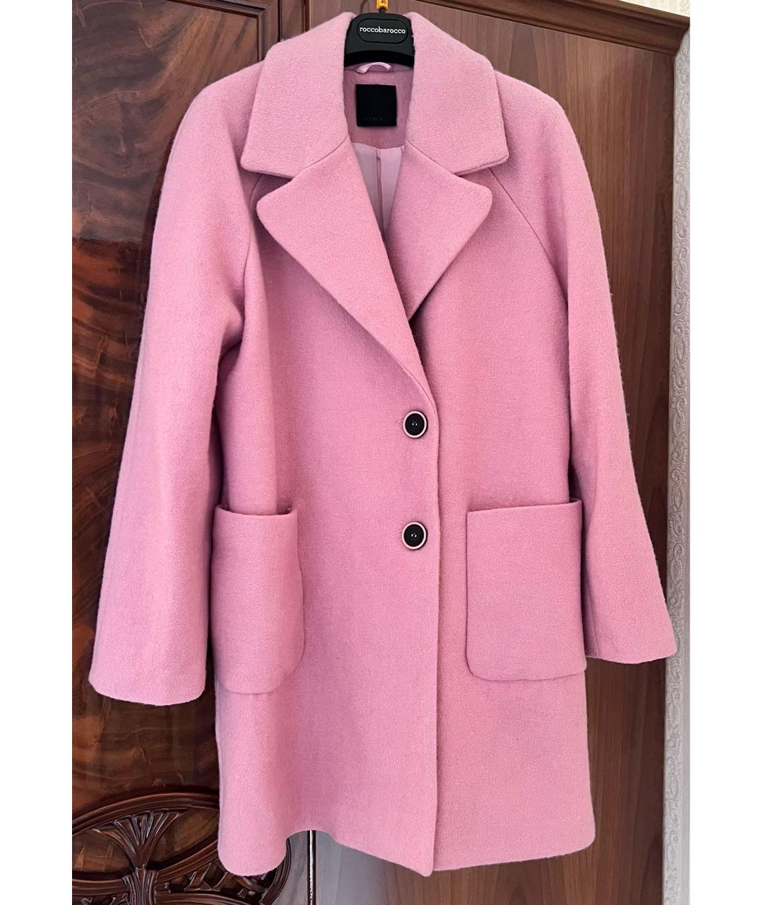 PINKO Розовое пальто, фото 4