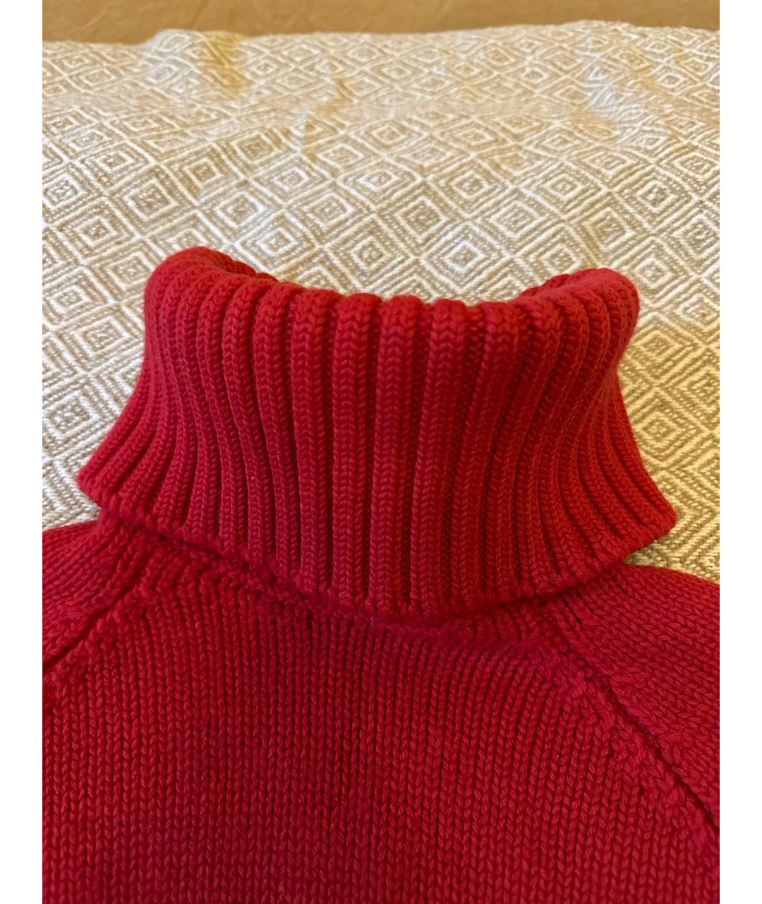 FENDI Красный шерстяной джемпер / свитер, фото 5