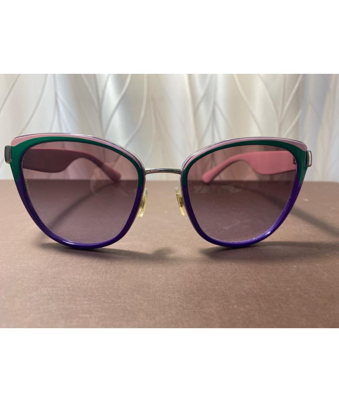 DOLCE&GABBANA Розовые пластиковые солнцезащитные очки, фото 6